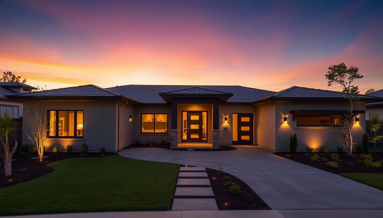 Explore new home construction near me featuring modern design and welcoming ambiance.