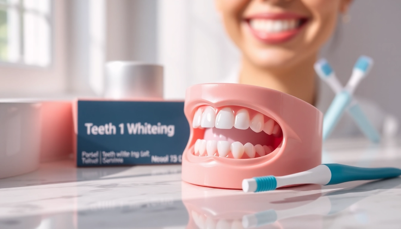 Apply the teeth whitening kit for a dazzling, confident smile with effective results.