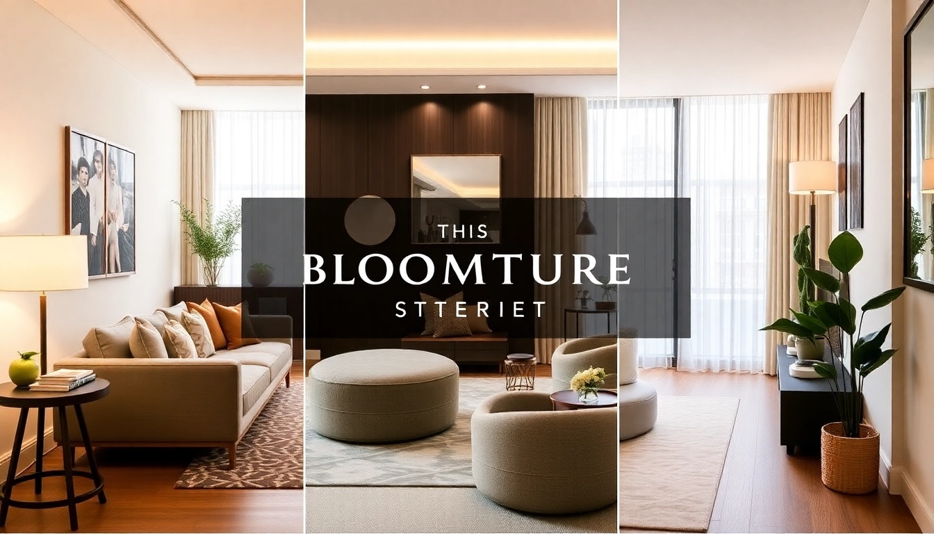 Experience Bloomsbury Residences' luxury through a serene interior design showcasing elegant furniture and inviting decor.