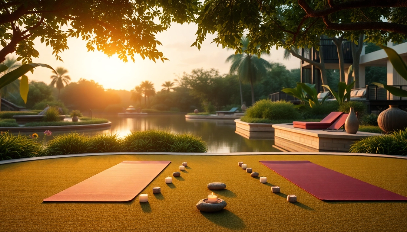 Experience relaxation at a wellness retreat Florida with serene surroundings and meditation space.