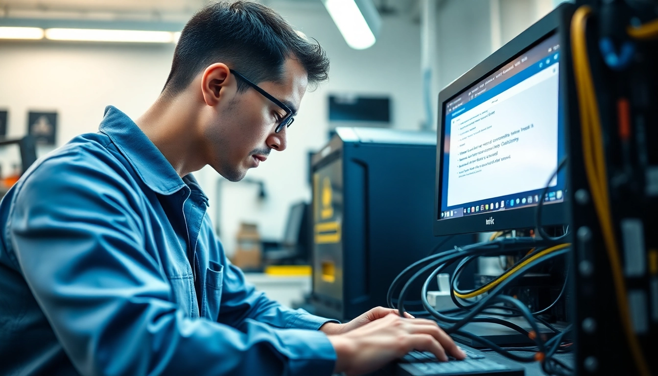 Riparazione computer torino: Tecnico esperto mentre ripara un PC in un ambiente professionale.