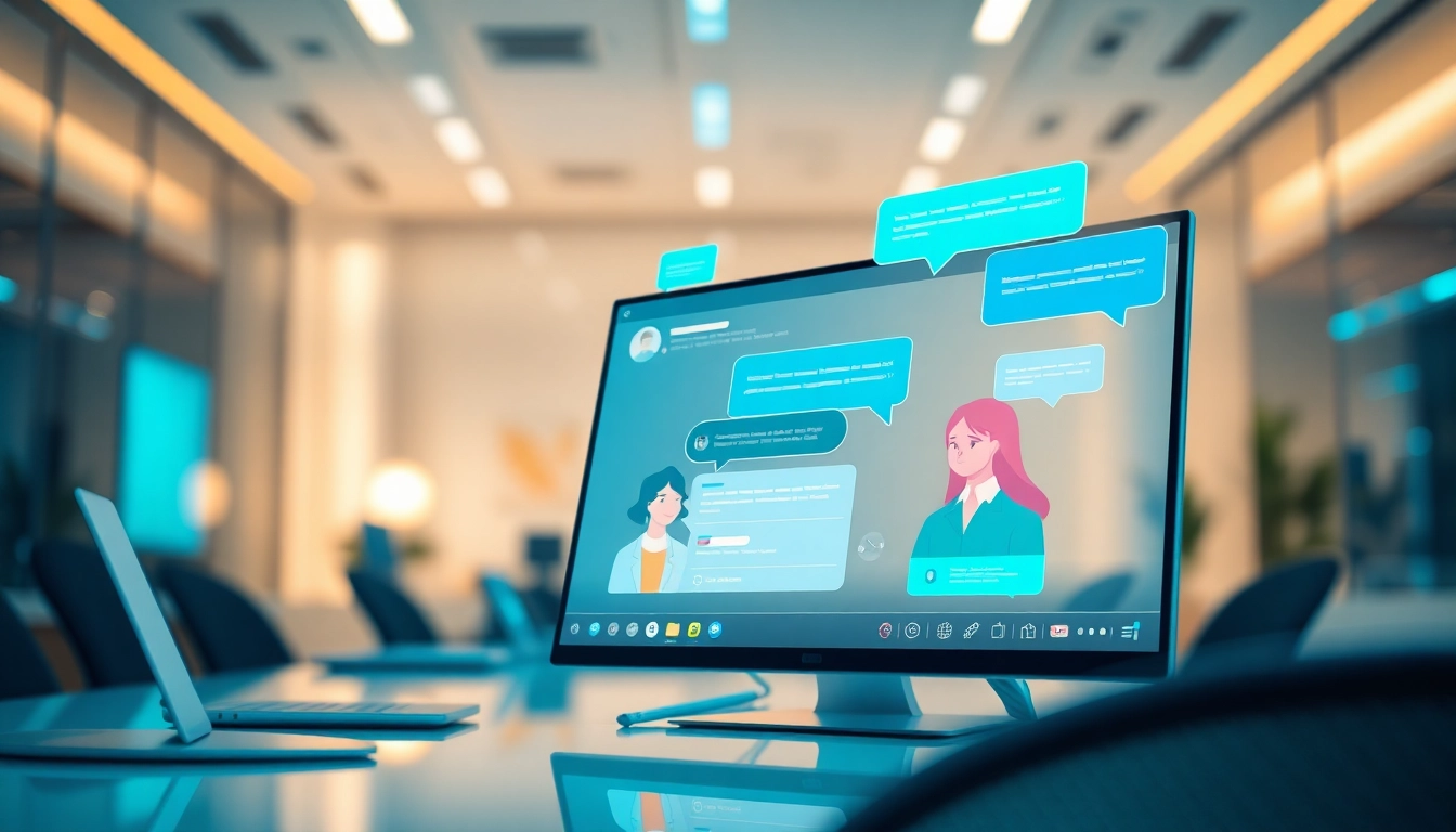 AI chat no filter showcasing engaging conversation on a modern device with vibrant characters.
