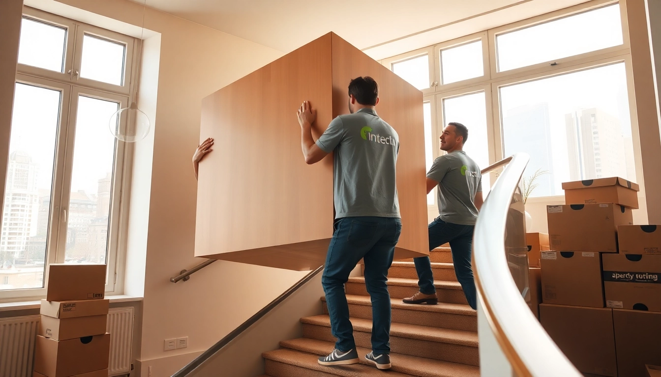 Caring professionals providing london moving services, ensuring safe transport of furniture.