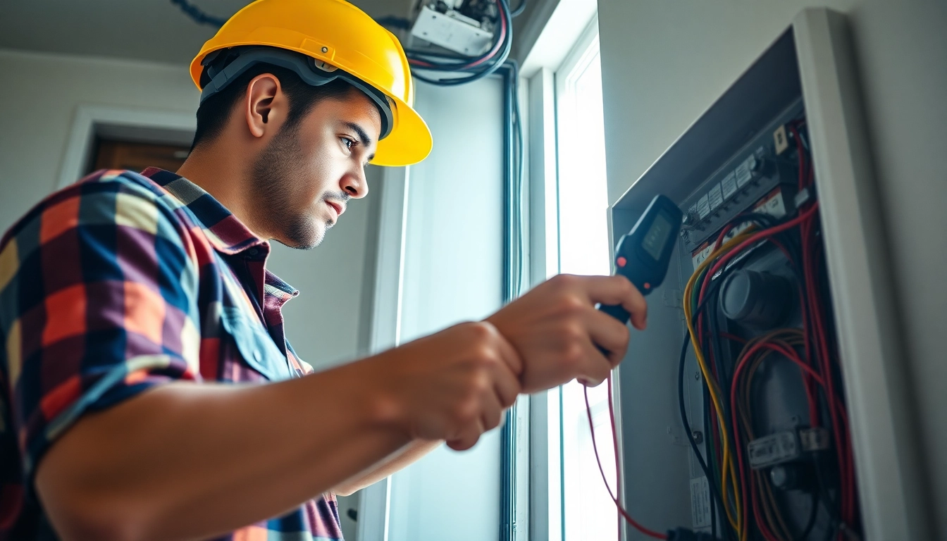 Apprentice at work in Hawaii for electrician apprenticeship, demonstrating hands-on skills.