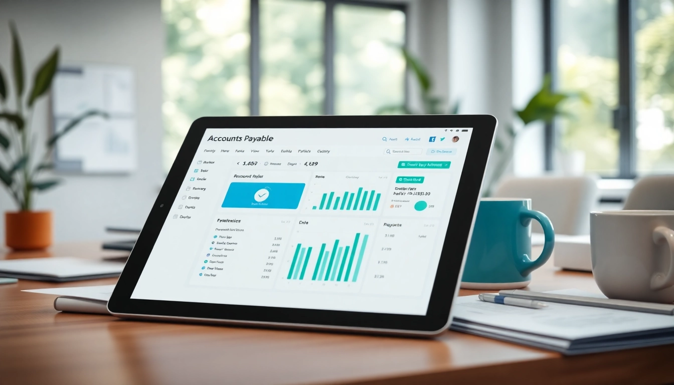 Streamline AP with Axolt showcased on a modern tablet in a bright office environment.