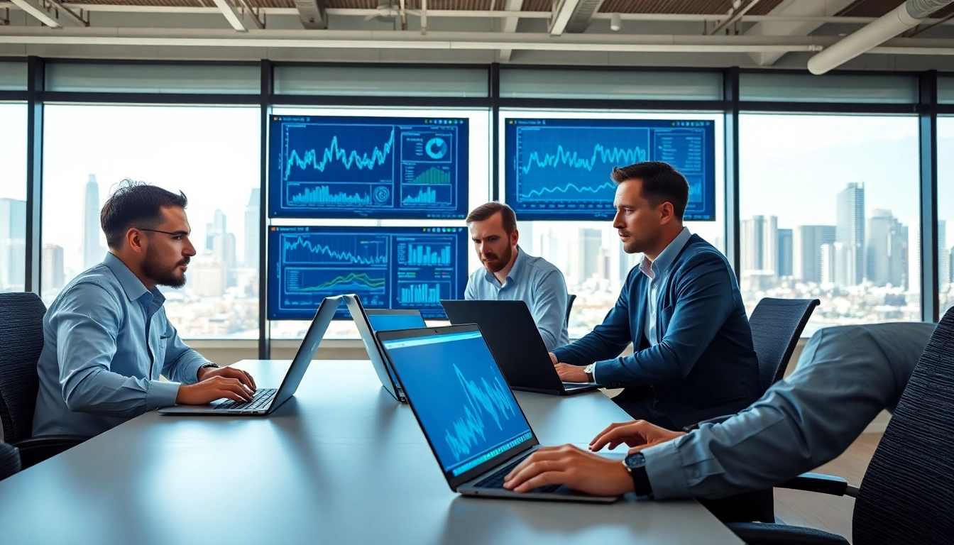 Piping stress Company engineers collaborating on data analysis in a modern office.