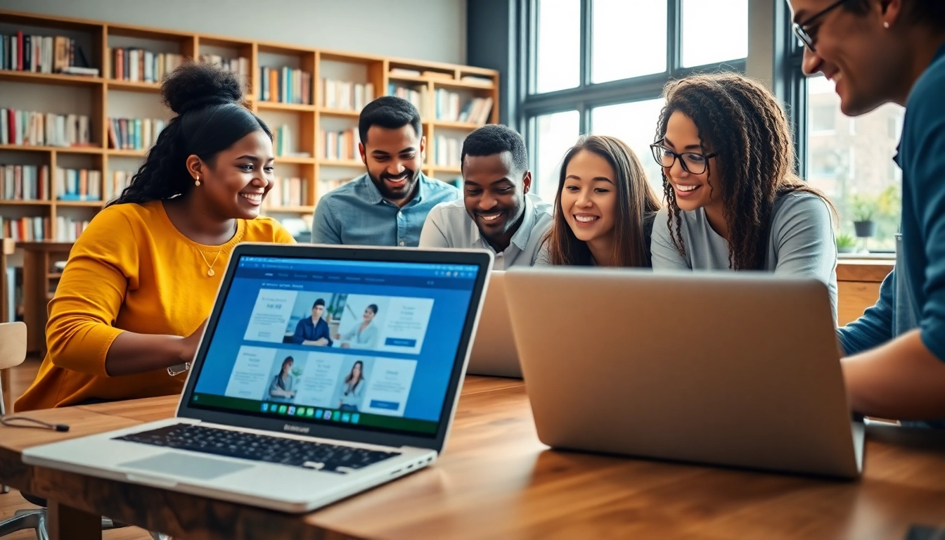 Engaged students exploring a degree for sale online in a collaborative academic environment.