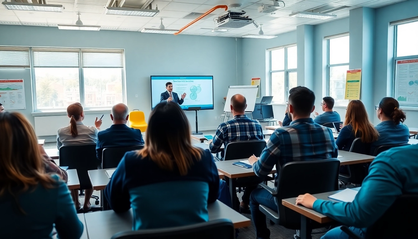 Enhance your knowledge with engaging Safety Training Programs in a vibrant classroom.