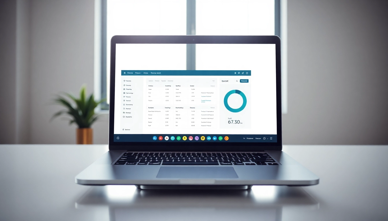 See how quickq下载 enhances productivity through its intuitive interface displayed on a laptop.