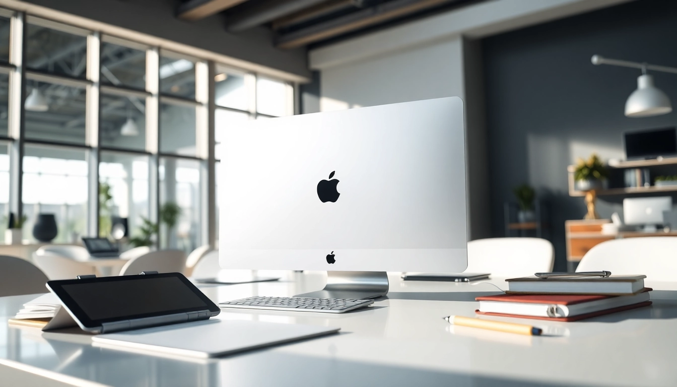 Buy MacStudio Ultra showcased in a sleek workspace with high-end tech accessories.