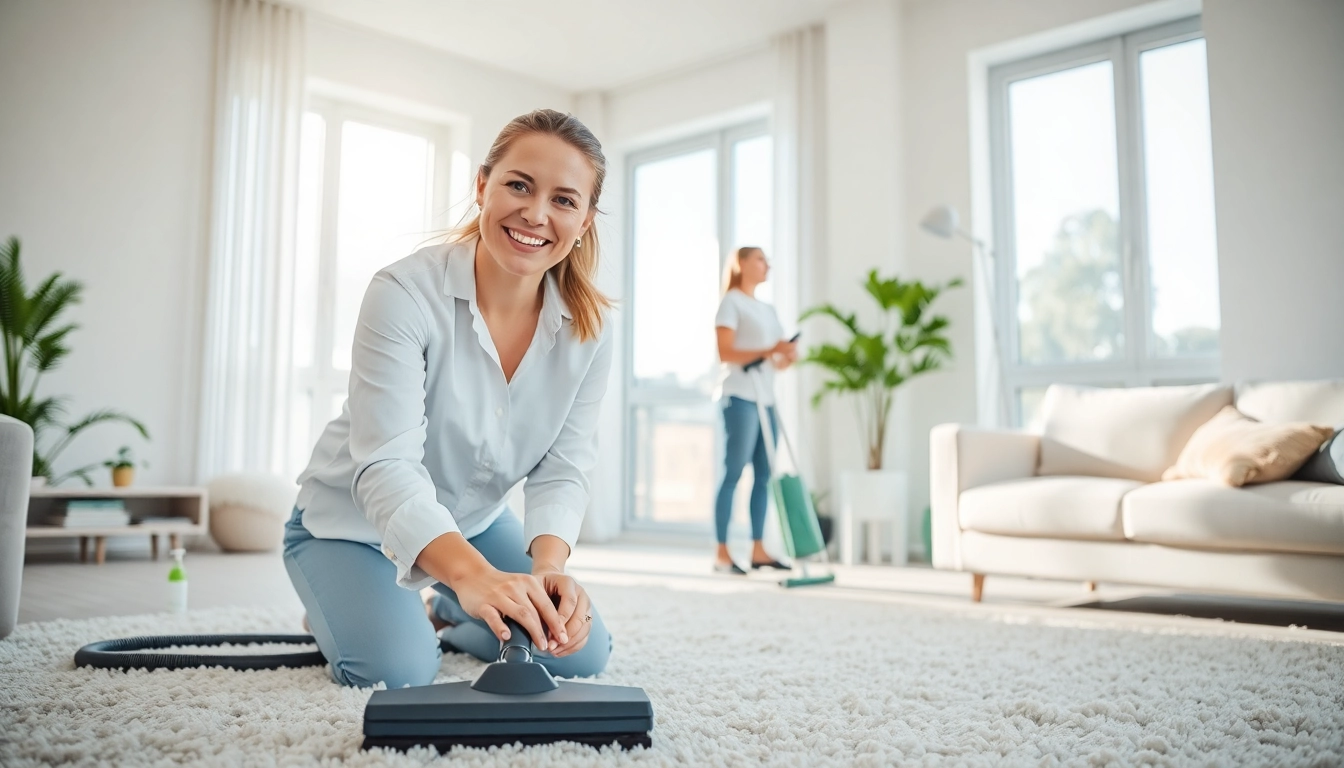 Efficient bond cleaning Logan service team ensuring impeccable cleanliness in an apartment.