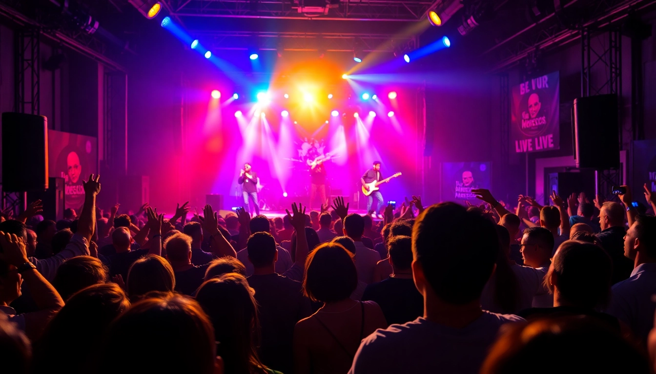 Experience music promotion services enhancing engagement at a vibrant concert event.
