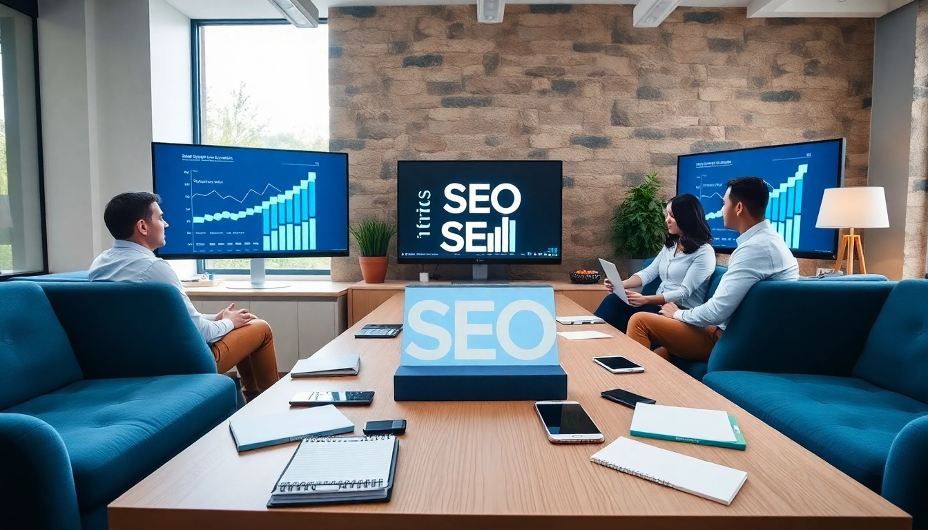 Boosting success at an SEO Company Dublin with experts collaborating on strategies.
