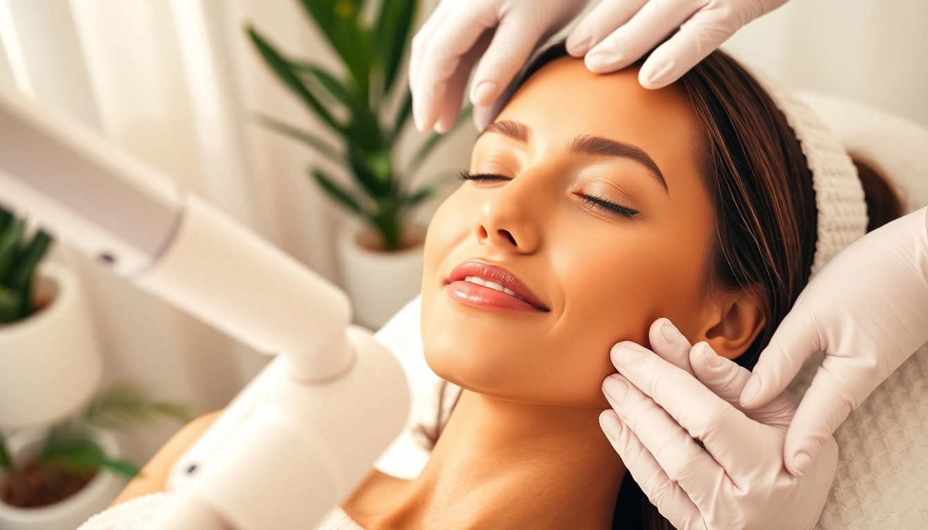 Transform your skin with hydrafacial treatment in a calming spa atmosphere.