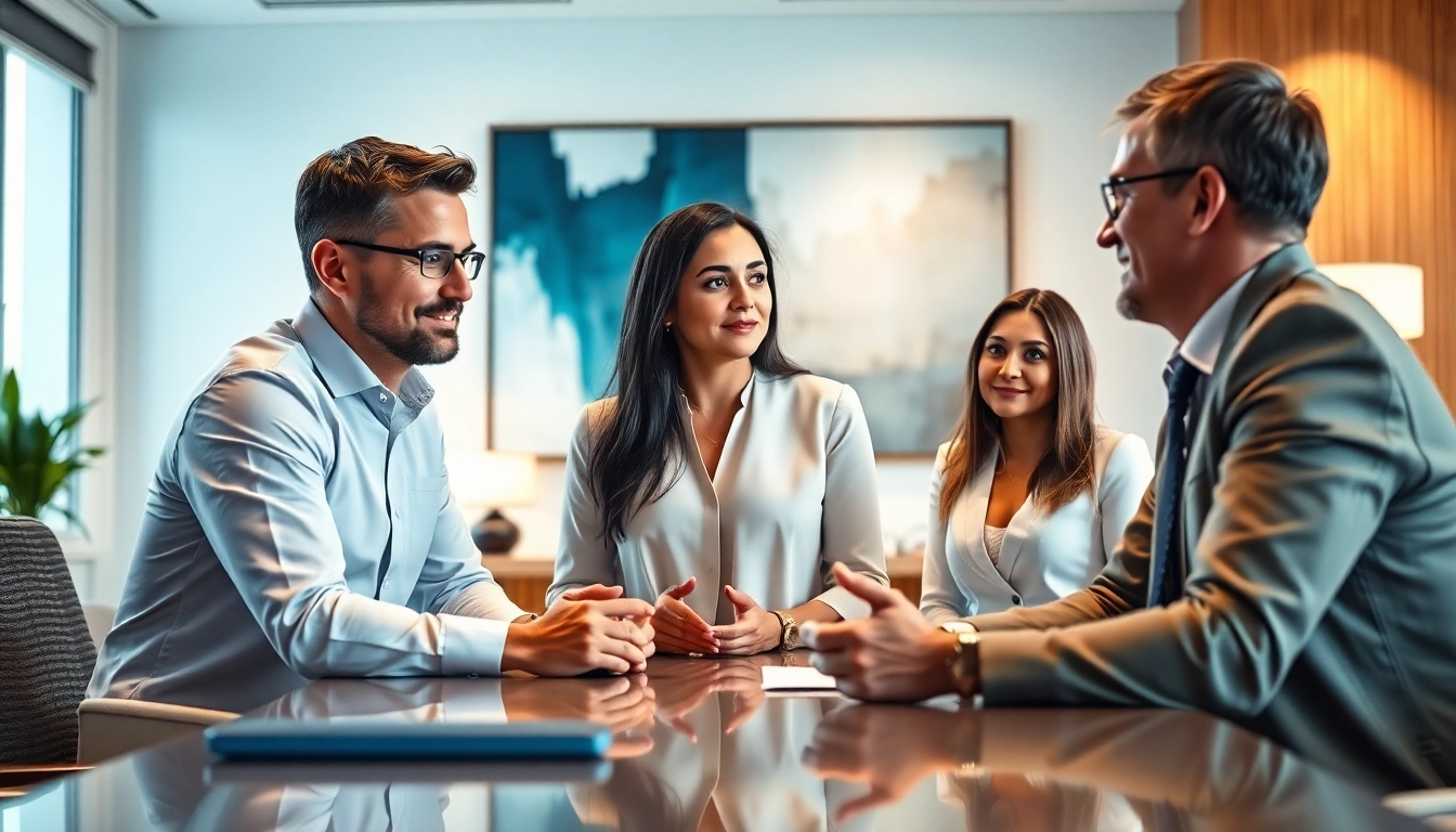 Engaging meeting highlighting pedrovazpaulo's consulting services in a modern professional setting.