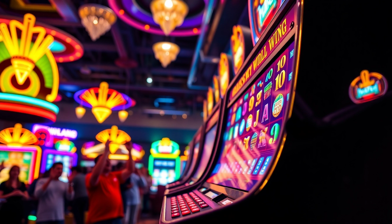 Menangkan hadiah besar dengan mesin slot Dumdum4D yang penuh warna di kasino.