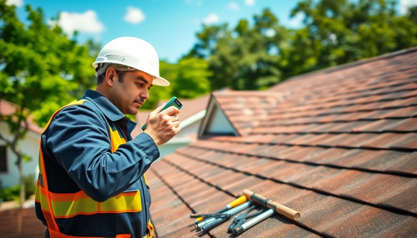 Leakage Repair Roof Specialist Singapore assessing a residential roof for optimal repair.