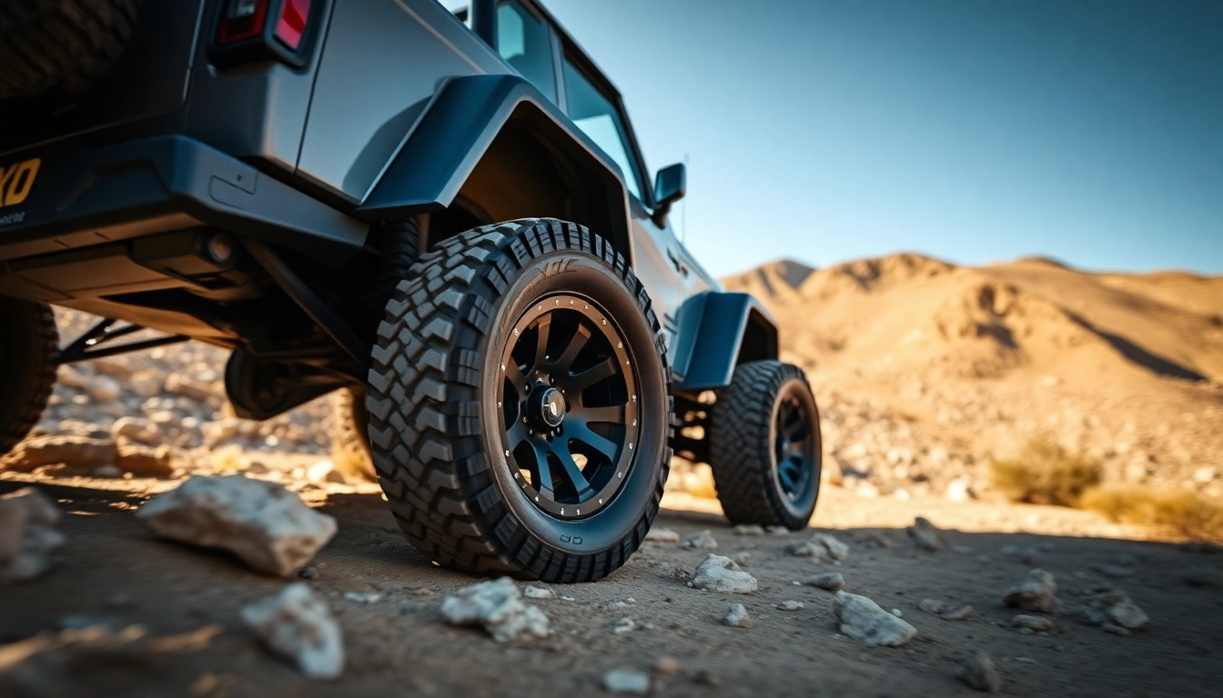 Showcasing XD wheels on an off-road vehicle conquering rugged terrain.