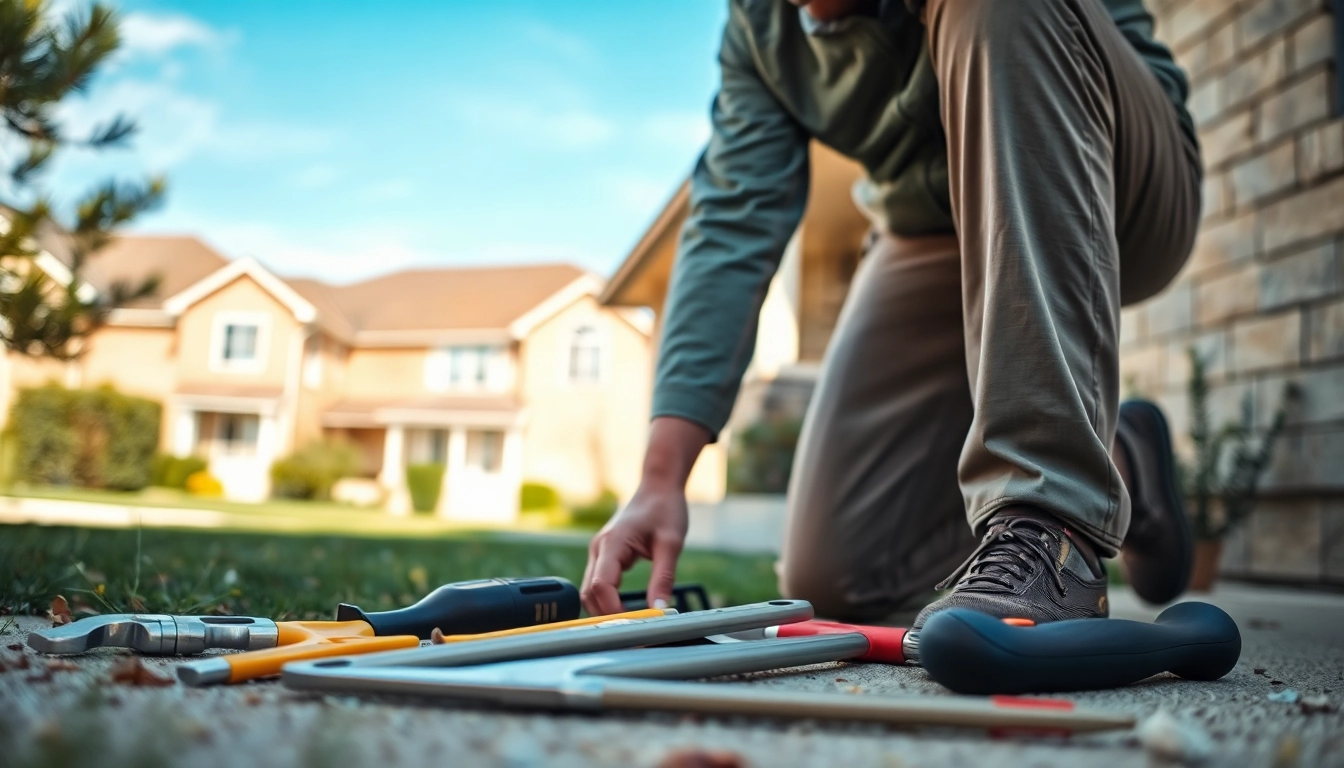 Insurance adjuster evaluating Property Insurance Claims during a home assessment.