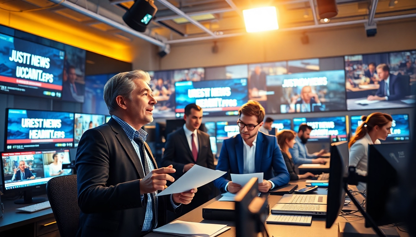 Covering breaking stories from justnownews.press in a dynamic newsroom setting.