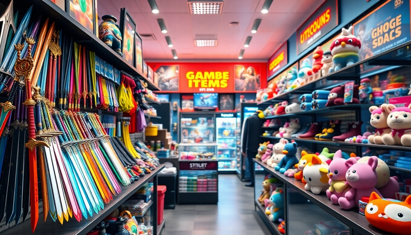 Belanja game items di toko Game Items shops yang ramai dan menarik