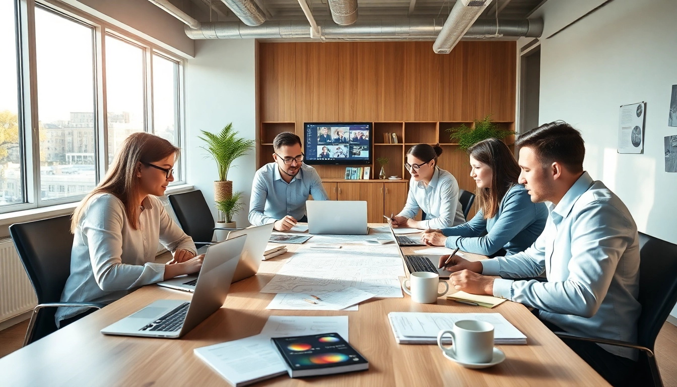 Creazione sito web agenzia: Team di esperti al lavoro per la progettazione di siti web innovativi.
