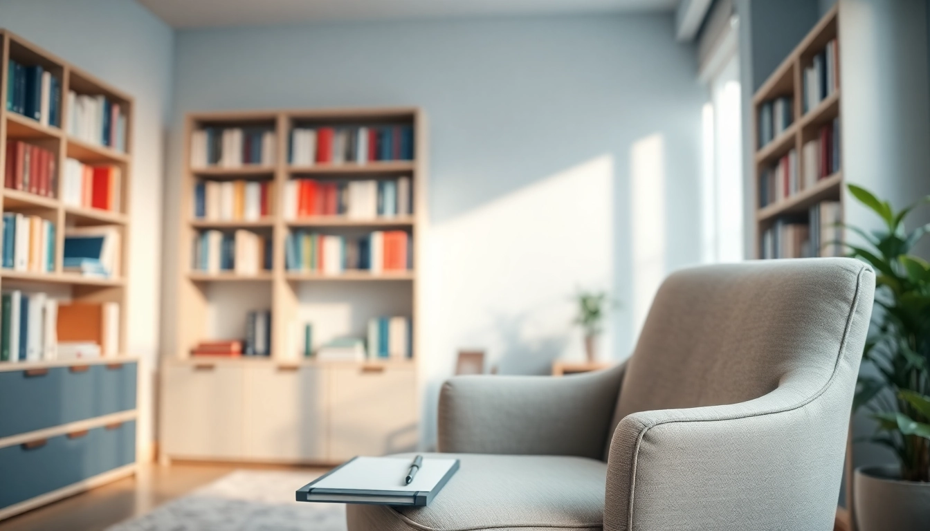 A professional psychiatrist's office in Dubai with a relaxing atmosphere, representing the best psychiatrist in dubai.