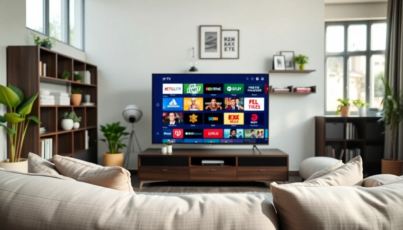 Comprar Listas IPTV de calidad en un entorno elegante de entretenimiento familiar.
