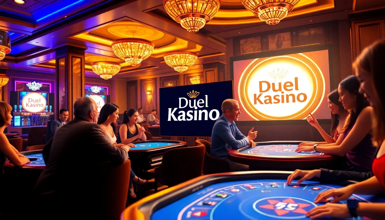 Duel Kasino - Pelaajat nauttivat jännittävästä kokemuksesta online-kasinolla.