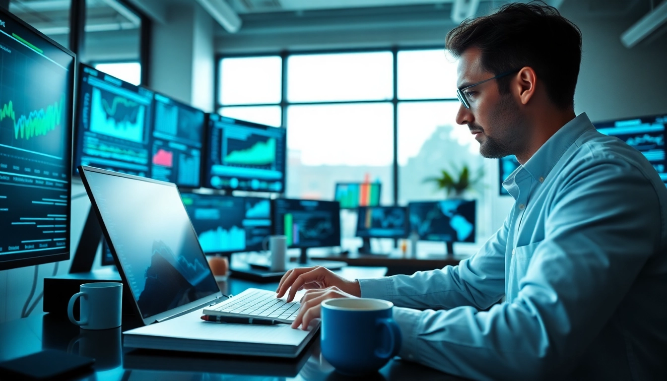 Showcasing a data scientist focusing on analytics to enhance Frictionless data quality in a bright office.