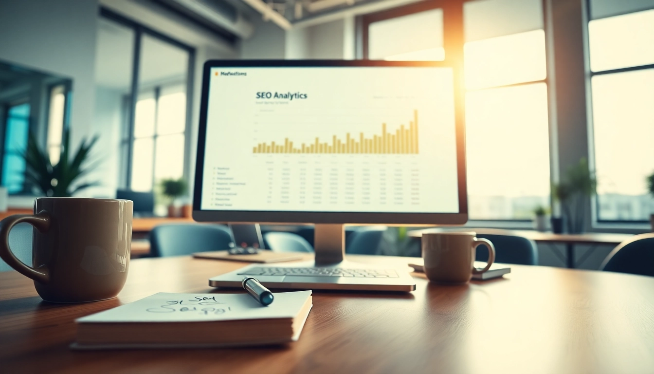 Visual representation of secondary keywords analytics in a digital marketing workspace.